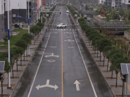 甘肅省舟曲災(zāi)后恢復(fù)重建峰迭新區(qū)城市道路工程（甘肅省建設(shè)工程飛天獎）